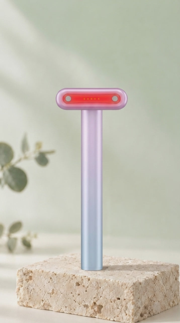 Aurora · Varita facial de luz roja 4 en 1